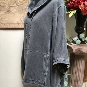 Gray Hooded Sweatshirt